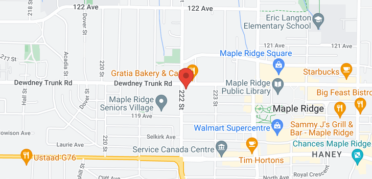 map of 402 11980 222ND STREET